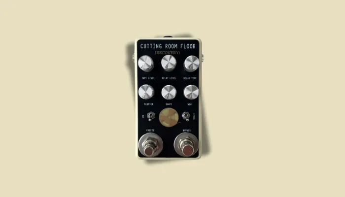 Photo of the Recovery FX Cutting Room Floor V3, a weird lo-fi pedal for glitchy, degraded modulation and chaos.