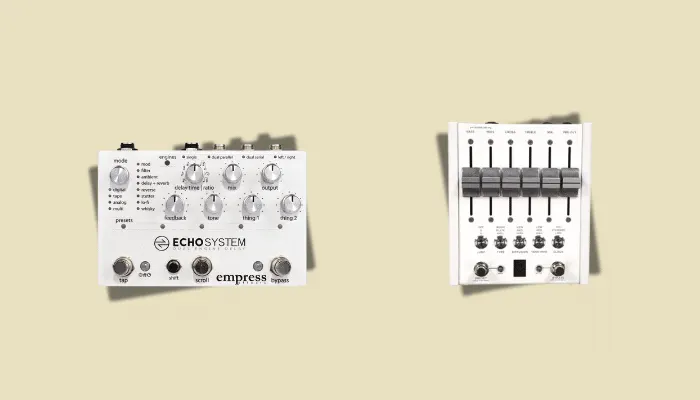 Infographic showing delay and reverb pedals, which add depth and atmosphere to your sound.