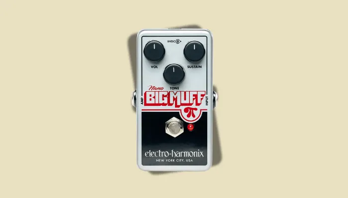 EHX Nano Big Muff fuzz pedal – compact version of the Big Muff with same circuit and tone