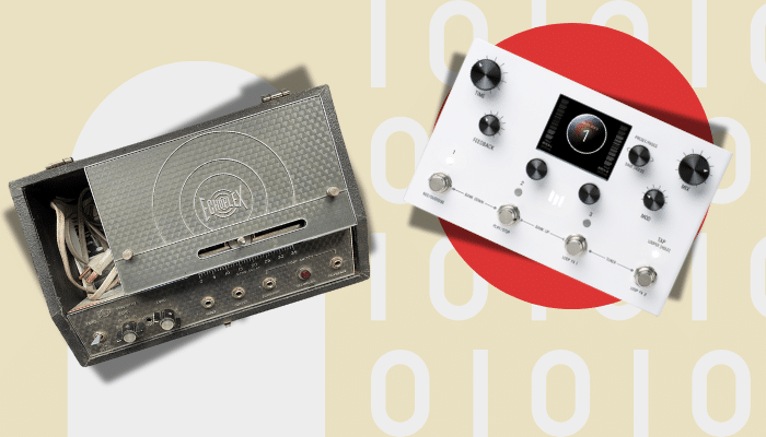 Echoplex tape delay on meris lvx