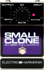 Electro-Harmonix Small Clone chorus pedal used by Kurt Cobain