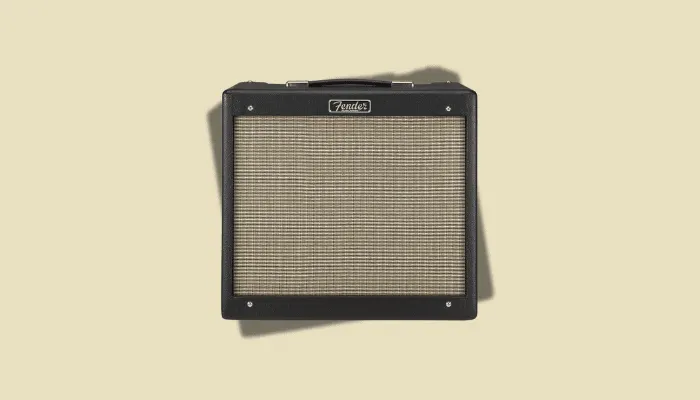 Photo of the Fender Blues Junior IV tube amp, a compact pedal-platform amp.