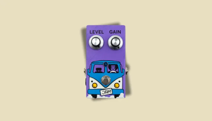Photo of the JAM Pedals Fuzz Phrase Si, a silicon Fuzz Face-style pedal for Hendrix-style fuzz tones.