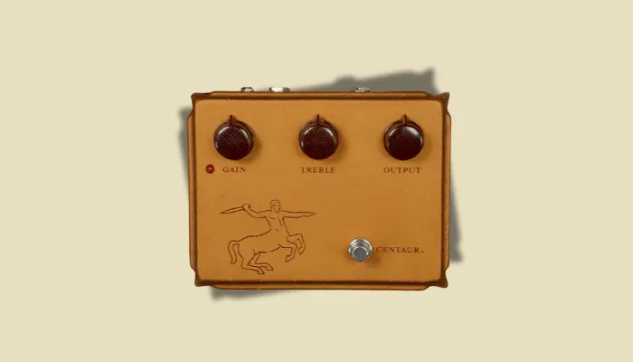 Photo of a Klon-style overdrive pedal, one half of this Klon-and-Bluesbreaker stacking guide.