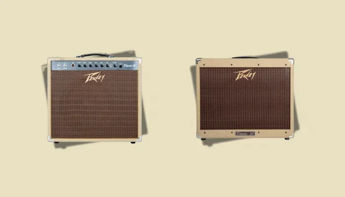 Photo of a Peavey Classic Series tube amp, a clean pedal-platform amp for effects.