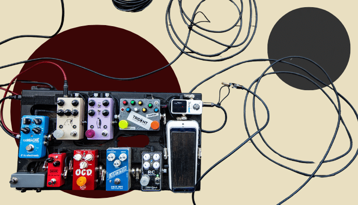 Pedalboard cable management