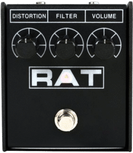 Pro Co Rat distortion pedal used by Kurt Cobain
