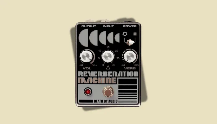 Photo of the Death by Audio Reverberation Machine, a weird, intense reverb pedal for extreme ambient textures.