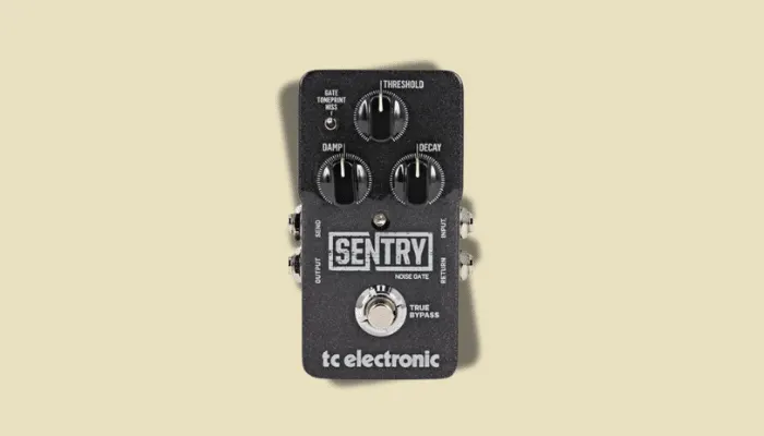 Photo of the TC Electronic Sentry noise gate pedal.