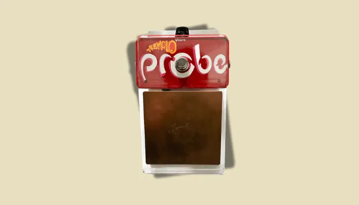 Photo of the ZVEX Tremolo Probe, a weird pedal combining theremin-style touch control with a tremolo effect.