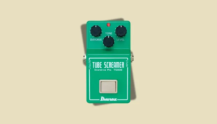 Infographic showing when to use the Ibanez TS808 Tube Screamer.