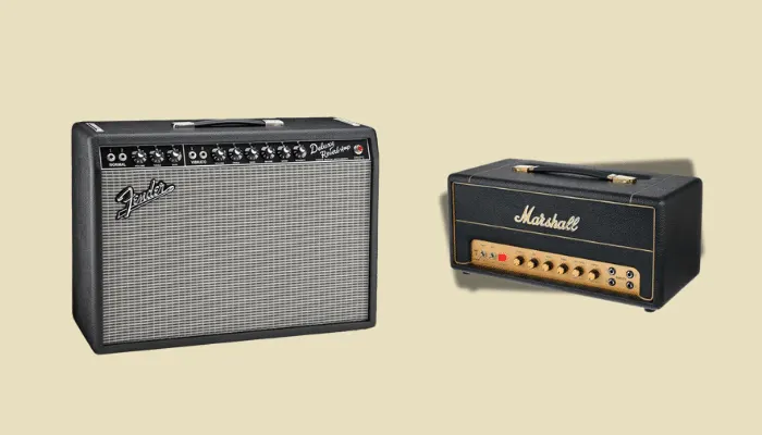 Diagram showing how the Bluesbreaker and Blues Driver each interact with an amp.