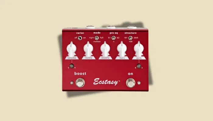 Bogner Ecstasy Red pedal – high-end distortion with detailed EQ and amp-like tone