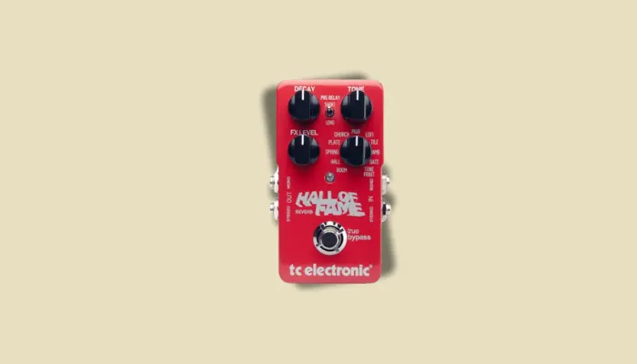Illustration of a reverb pedal, introducing what reverb does and how it shapes a guitar's sense of space.