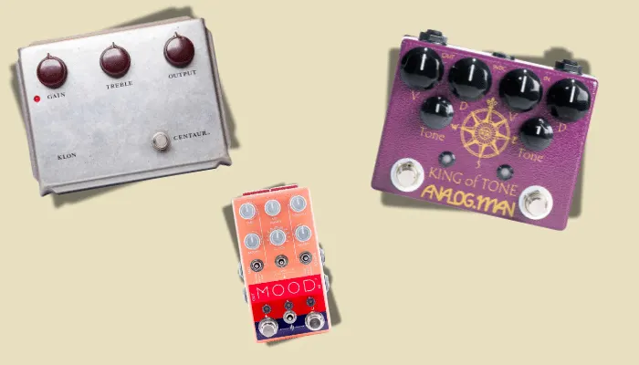 Illustration of a boutique guitar pedal, introducing what makes a pedal boutique.