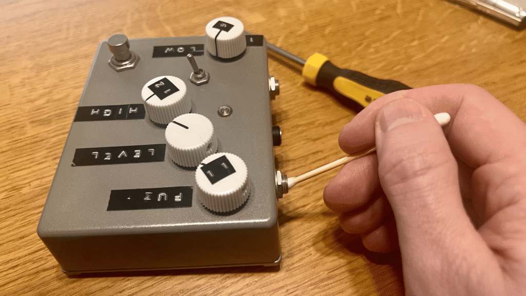 cleaning pedal jack sockets outside