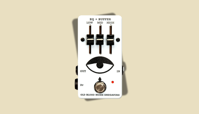 What Is an EQ Pedal? Guitar EQ Pedals Explained Simply 11 OBNE 3-band EQ pedal with bass, midrange, and treble sliders.
